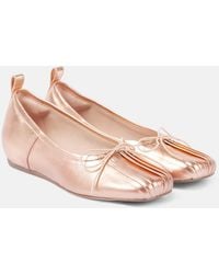Simone Rocha - Ballerinas Classic Aus Metallic-Leder - Lyst