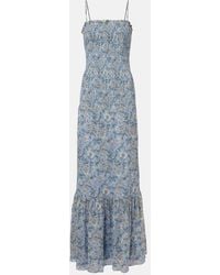 Veronica Beard - Clem Floral Cotton And Silk Maxi Dress - Lyst