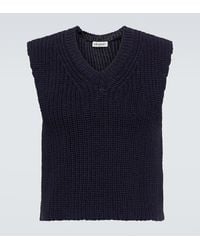 Our Legacy - Intact Ribbed-Knit Cotton Sweater Vest - Lyst