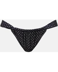 SAME - Polka-Dot Ruched Bikini Bottoms - Lyst