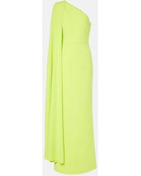 Rebecca Vallance - One-Shoulder-Robe Aria Aus Crepe - Lyst