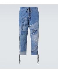 Greg Lauren - Patchwork Straight Jeans - Lyst