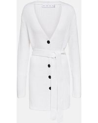 Proenza Schouler - White Label Cotton And Cashmere Cardigan - Lyst