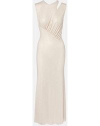Self-Portrait - Embellished Cutout Midi Dress - Lyst