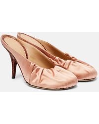 Dries Van Noten - 90 Satin Mules - Lyst