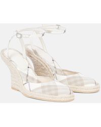 Burberry - Lf Mews 90 Espadrille Wedges - Lyst