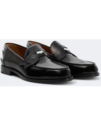 Christian Louboutin - Penny Flat Calf Abrasviato Leather Loafers - Lyst