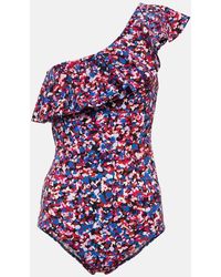 Isabel Marant - Bedruckter Badeanzug "sicilya" - Lyst