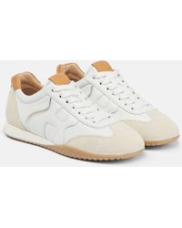 Hogan - Olympia-z Leather Sneakers - Lyst