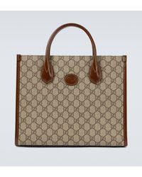 Gucci - Retro Monogram-pattern Canvas Tote Bag - Lyst