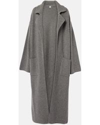 TOTEME - Ribbed-Knit Wool-Blend Cardigan - Lyst