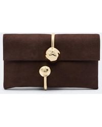 Jonathan Simkhai - Amaya Leather Clutch - Lyst