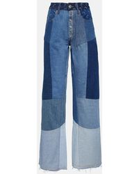 Marine Serre - Wide-Leg Jeans - Lyst
