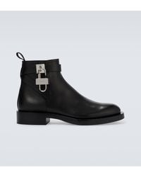 Givenchy - Padlock Ankle Boots - Lyst