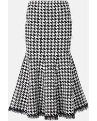 McQueen - Patterned Skirt - Lyst
