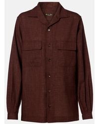 Loro Piana - Ida Wool, Silk, And Linen Shirt - Lyst