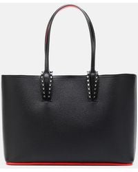Christian Louboutin - Cabata Small Stud-embellished Leather Tote Bag - Lyst