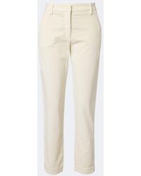 Eleventy - New York Cotton-Blend Tapered Pants - Lyst
