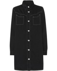 Ganni Jeanskleid - Schwarz