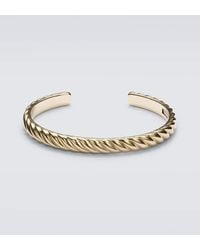 David Yurman - Sculpted Cable 18Kt Cuff Bracelet - Lyst