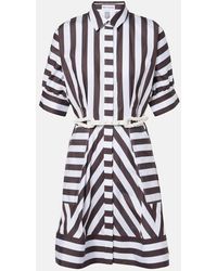 Rebecca Vallance - Robe Pippa Rayee En Coton - Lyst