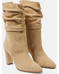 Manolo Blahnik - Calasso Suede Ankle Boots - Lyst