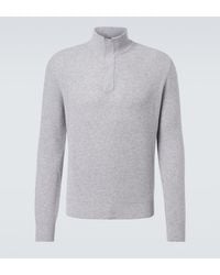Canali - Waffle-Knit Wool And Cashmere Sweater - Lyst