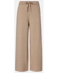 Jil Sander - Cashmere Wide-Leg Pants - Lyst
