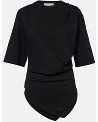 Rohe - Gathered Cotton T-Shirt - Lyst