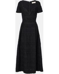 Elie Saab - Macrame Midi Dress - Lyst