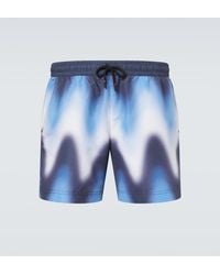 Commas - Printed Swim Trunks - Lyst