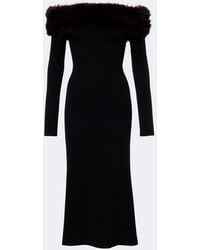 David Koma - Off-Shoulder Midi Dress - Lyst