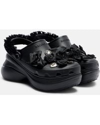 Balenciaga - X Crocs Jibbitz Platform Mules - Lyst