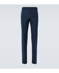 Alexander McQueen - Slim Wool And Mohair Suit Pants - Lyst