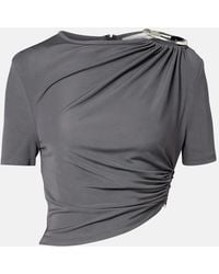 Christopher Esber - Orica Embellished Jersey Top - Lyst