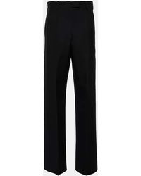 Valentino - Crepe Couture Straight Pants - Lyst