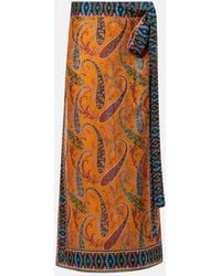 Etro - Paisley Cotton Beach Cover-Up - Lyst