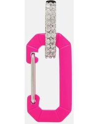 Eera - Small Chiara 18Kt And Diamond Single Earring - Lyst