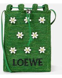 Loewe - Paula's Ibiza Flowers Pouch With Strap - Lyst