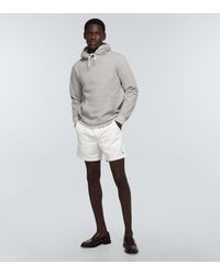 Polo Ralph Lauren Shorts aus Kord mit Kordelzug - Weiß
