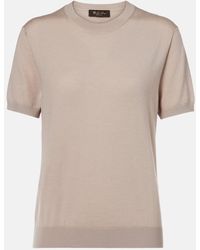 Loro Piana - Jersey Sottile De Lana, Seda Y Cachemir - Lyst