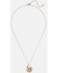 Mateo - Pearl Curl 14Kt Pendant Necklace With Freshwater Pearl - Lyst
