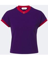 Versace - Medusa Cotton-Blend Jersey T-Shirt - Lyst