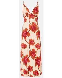 Johanna Ortiz - Sendero De Astromelias Jersey Maxi Dress - Lyst