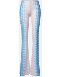Missoni - Semi-Sheer Flared Pants - Lyst