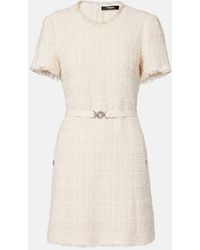 Versace - Minikleid Medusa '95 Aus Tweed - Lyst