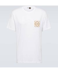 Loewe - Paula's Ibiza T-Shirt Anagram aus Baumwoll-Jersey - Lyst