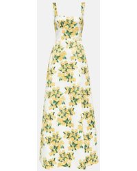Emilia Wickstead - Osbourne Floral-print Woven Maxi Dress - Lyst