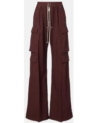 Rick Owens - Pantalones Cargo Drkshdw Jumbo Bela De Franela - Lyst