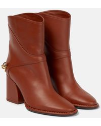 Zimmermann - Gallop Leather Ankle Boots - Lyst